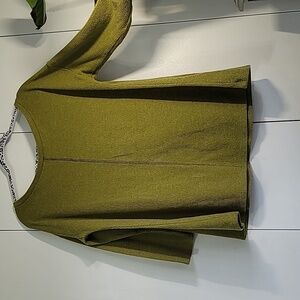 Easei Olive Green Knit Sweater